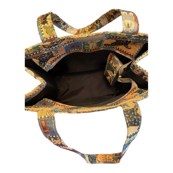 Canvas / Tapestry Tote “Faithful Companion”. Excellent Condition, barely used - Picture 9 of 10